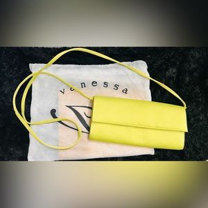 NWOT Vintage Vanessa Satin gorgeous green formal/evening purse/clutch/crossbody